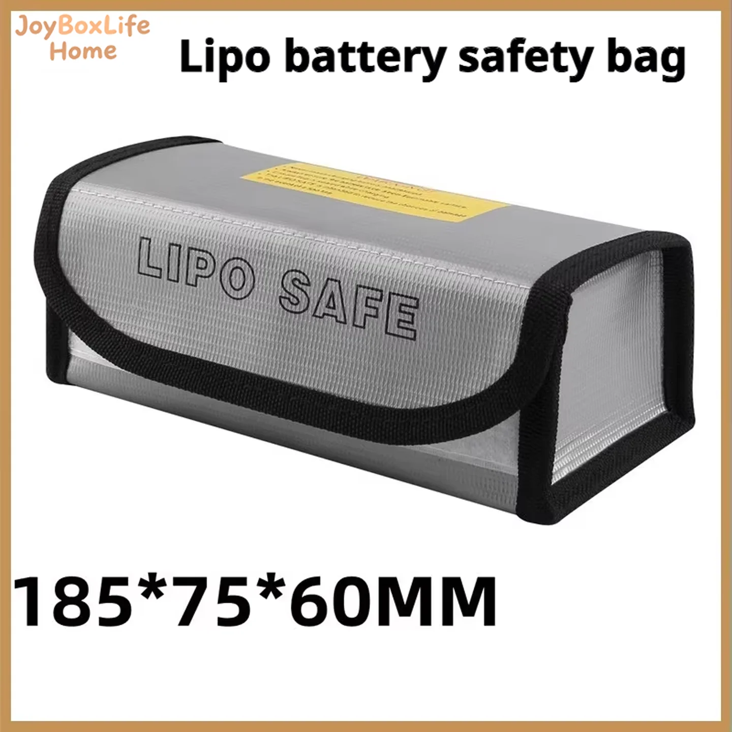 Lipo Battery Explosion Proof Bag 185*75*60mm Fire Retardant High Temperature Resistant Protective Storage Pouch For Rc