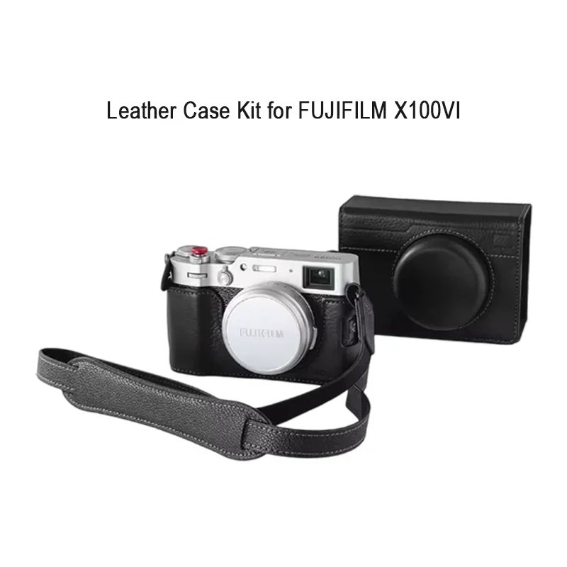 2026 For SmallRig X100VI Fujifilm  DSLR Half Case Kit Soft Camera Case with Flip Case Quick Assembly & Tripod Mountable