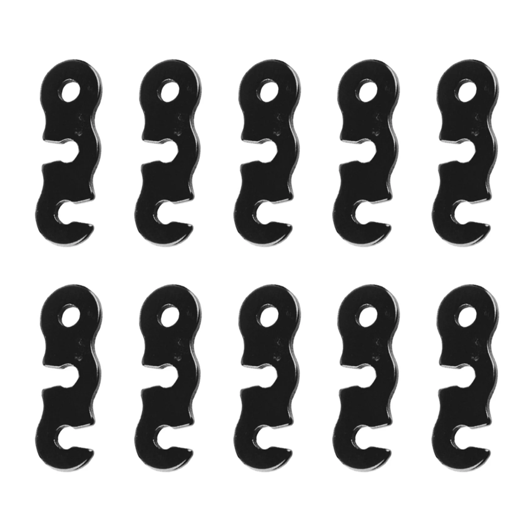 【Price Drop !!】30Pcs Adjustable Camping Tent Rope Buckle S Shaped Tensioner Set Outdoor Camping Tent Fixing Accessories