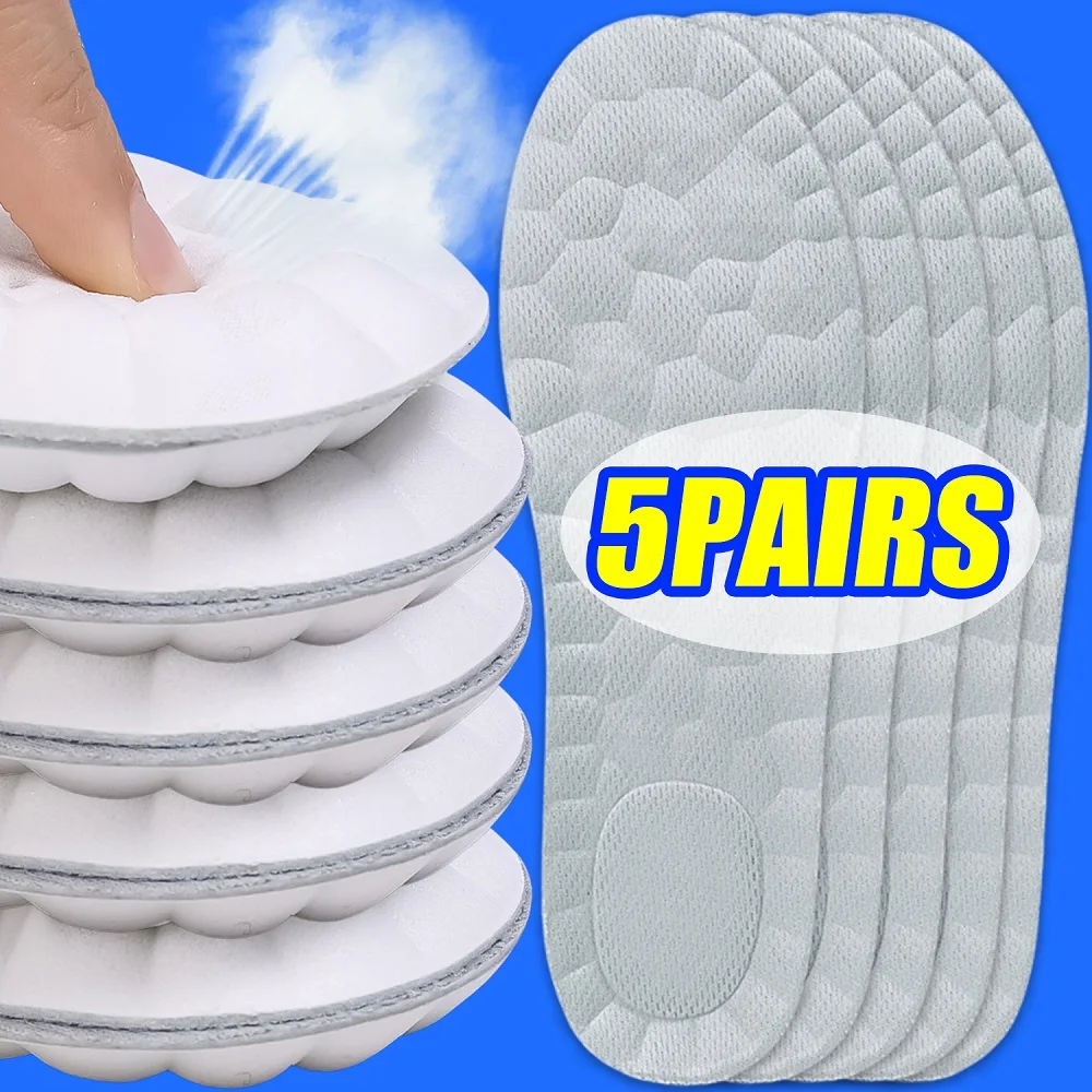 

Soft Cloud Foot Relief Insoles for Car Driving Cycling Work Breathable Memory Foam Cushion Pad Cuttable Unisex Shoe Accessory
