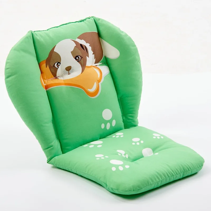 Cartoon Elephant Dog Stroller Pad All Season Wide Cushion for Baby Pram and High Chair Seat 4cm Thick Earthquake-proof Mat