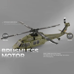 WLtoys K170 Helikopter RC 2.4 G 6 Sumbu Giroskop 4CH Ketinggian Tahan Aliran Optik Helikopter Remote Control Mainan untuk Anak-anak 10 helikopter penjualan terbaik untuk anak-anak - №