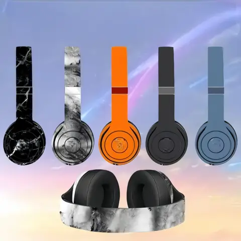 Protective Skin Sticker for Beats Solo 2 3 4Headset Wrap Cover Universal Vinyl Decal Skin for Beats Solo 3 Wireless Headphone
