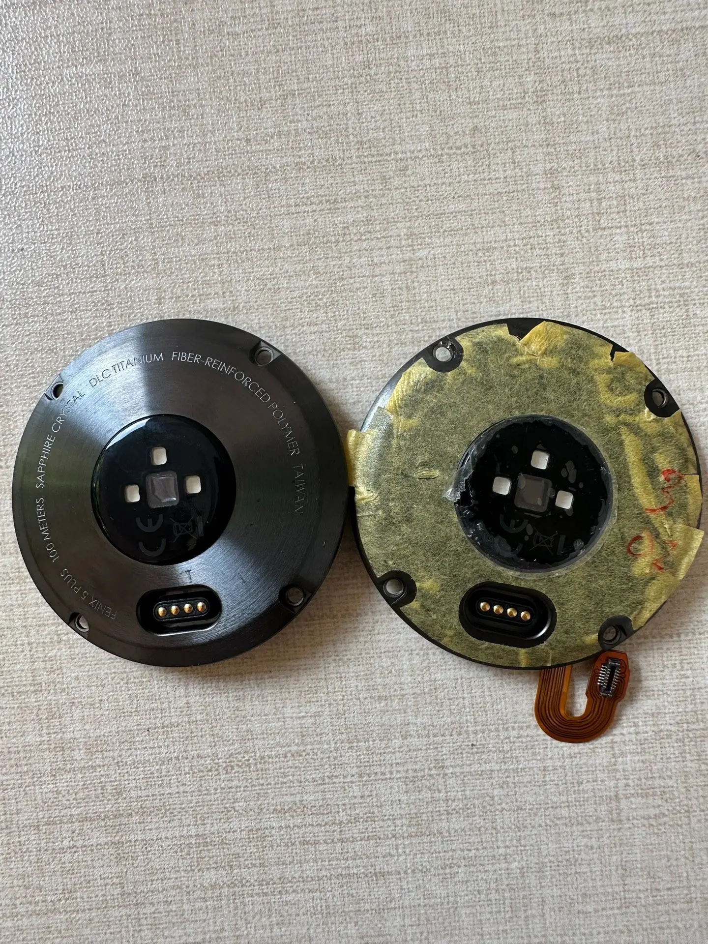 

Задняя крышка часов без замены батареи для GARMIN fenix5plus DLC TITANIUM, запасные части для спортивных часов