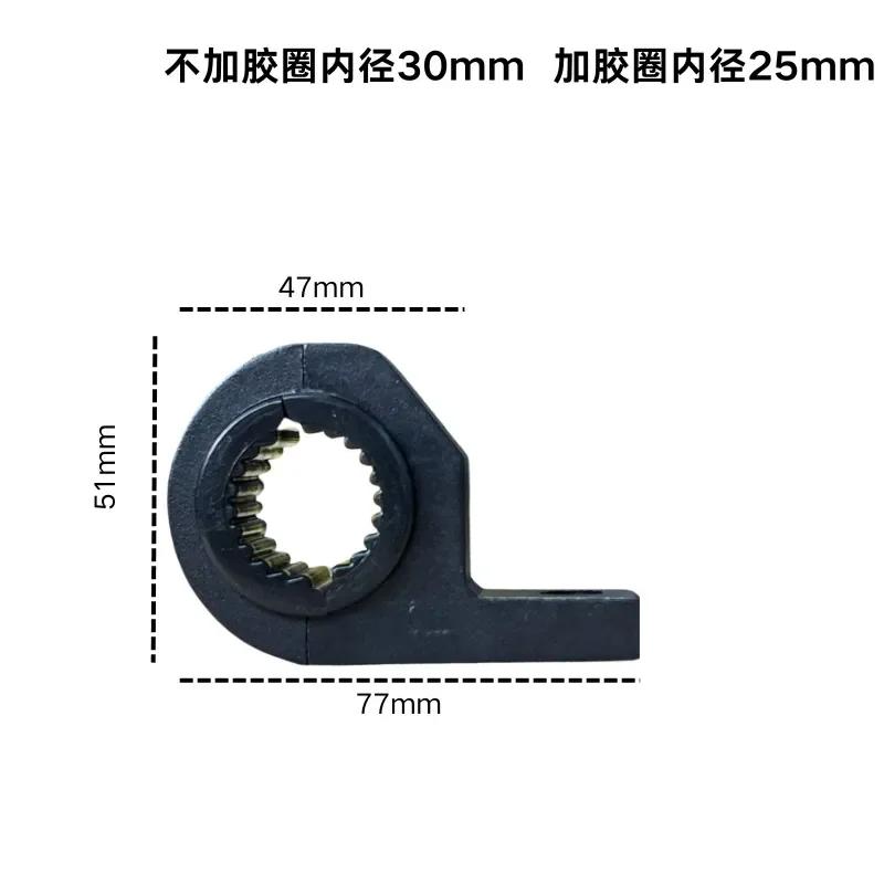 For Electric Vehicle Motorcycle Handlebar External Spotlight Bracket Headlight Expansion Bracket Bumper Pipe Clip Bracket