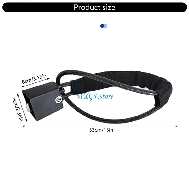 37JE Pemasangan & Pelepasan Cepat Kunci Roda Kemudi Otomotif Perangkat Keamanan Kunci Konstruksi Logam untuk Berbagai Model