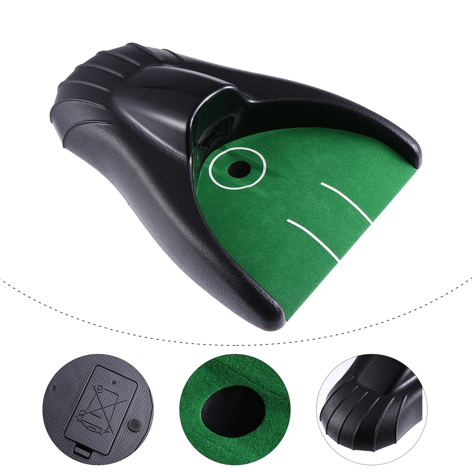 

Golf Ball Returner Electric Golf Putter Trainer Automatic Parabolic Design Practice New