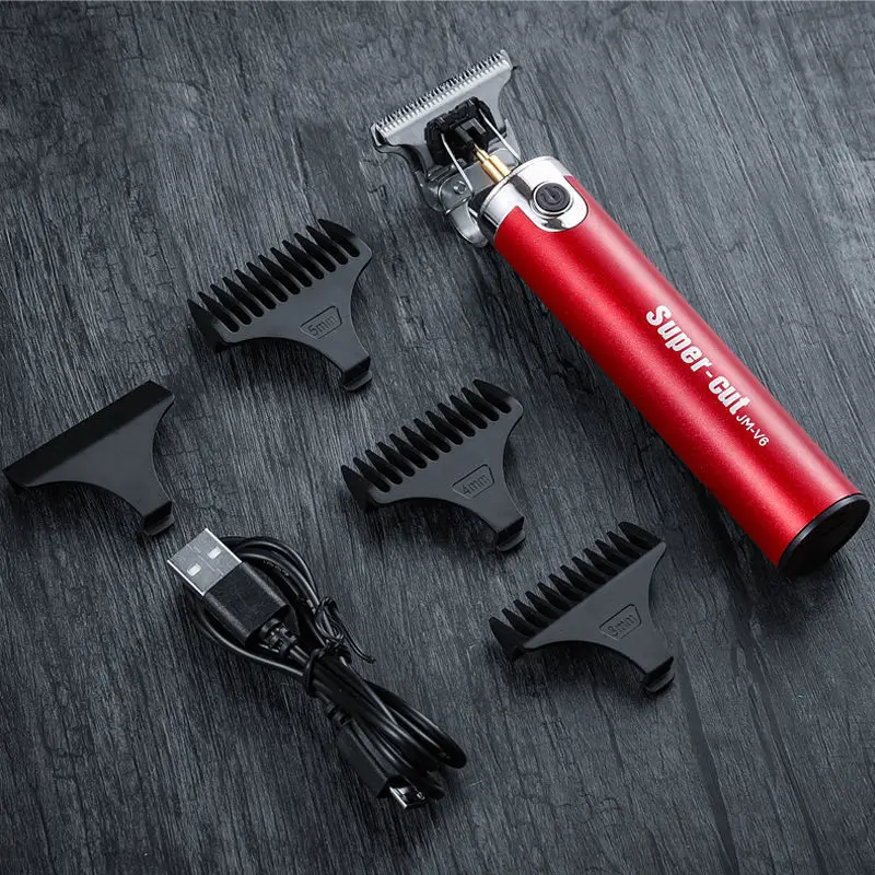 Gunting Rambut Elektrik Berukir Salon Rambut Gunting Rambut Kepala Minyak Retro Gunting Rambut Rumah Huruf Putih