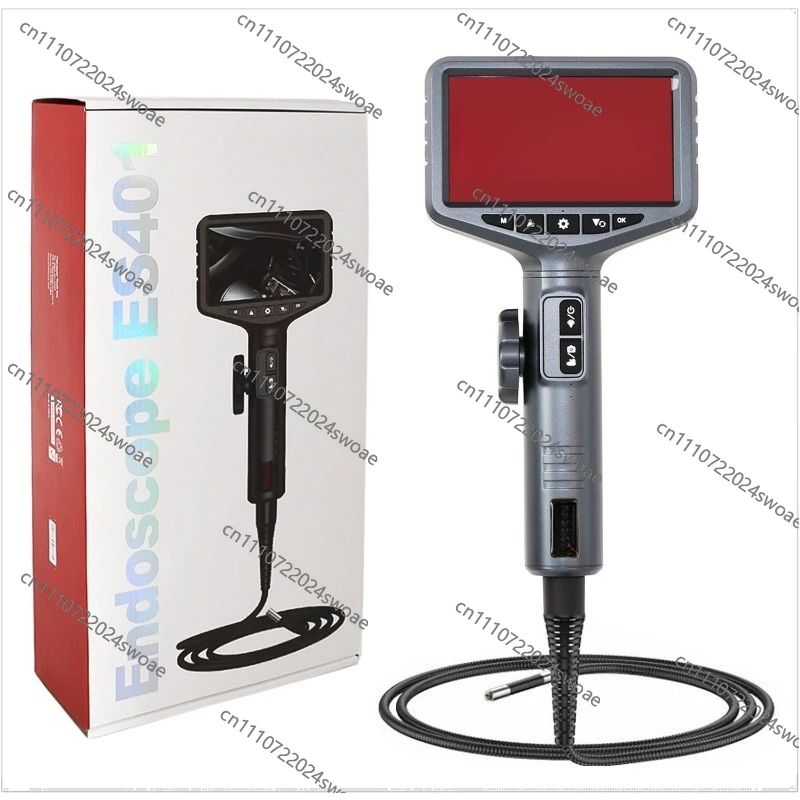 ES401 Bidirectional 180° Industrial Pipe Endoscope HD Auto Repair Video Endoscope