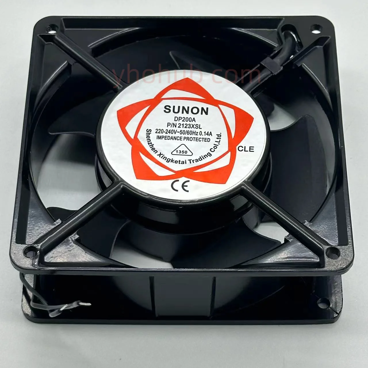 SUNON DP200A P/N 2123XSL AC 240V 0.14A 120x120x38mm Server Cooling Fan