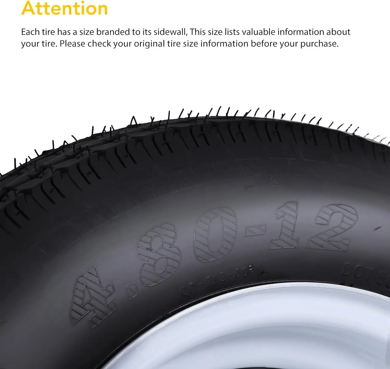 إطارات مقطورة مع 12 "الحافات ، 4 العروة على" ، نطاق الحمل C ، 6pr ، من من 12 إلى 12 ،! x 12 ،! 12 ، 12 ، 2