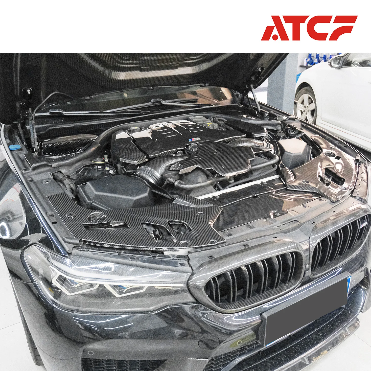 BMW F90 M5 Carbon Fiber Coolant Shroud Cover