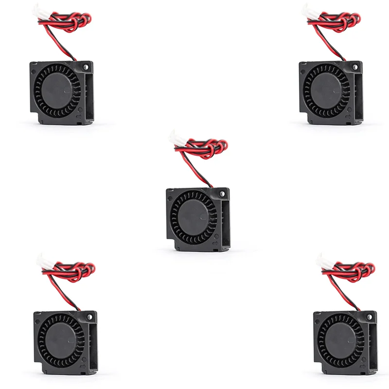 

5Pcs 30mm 24V Blower 3010 Cooling Fan Brushless Exhaust Fan 2Pin 30 x 30 x 10mm for 3D Printer