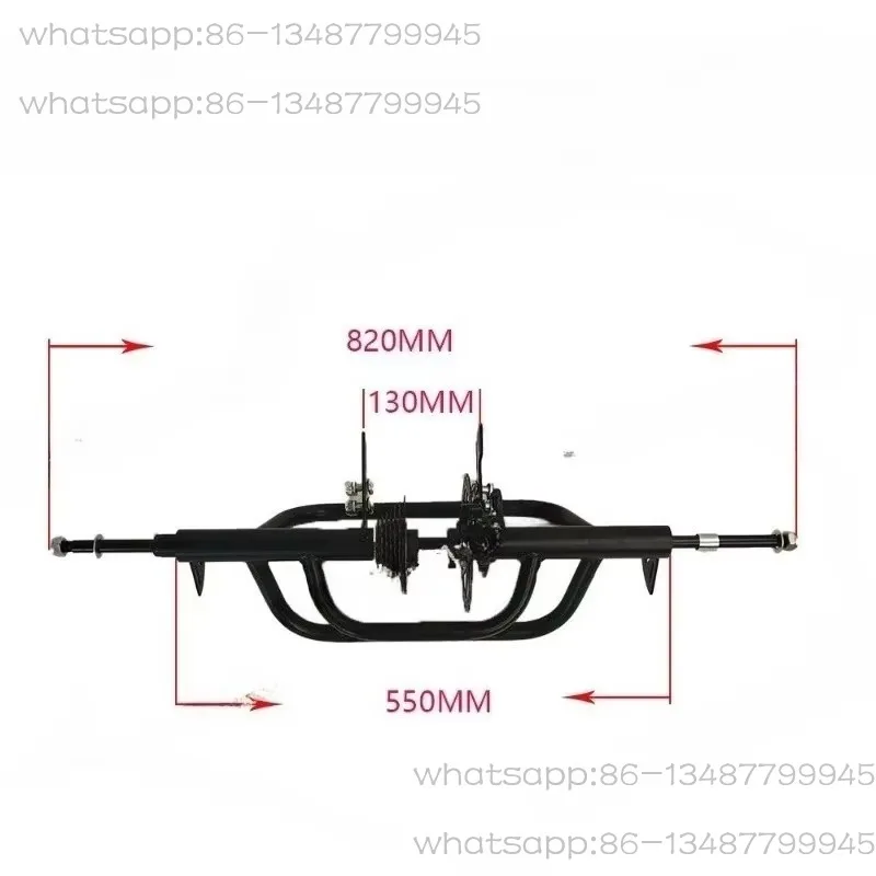 Tricycle Rear Axle & Rear Flower Basket | Special Accessories for Elderly Pedal Tricycle