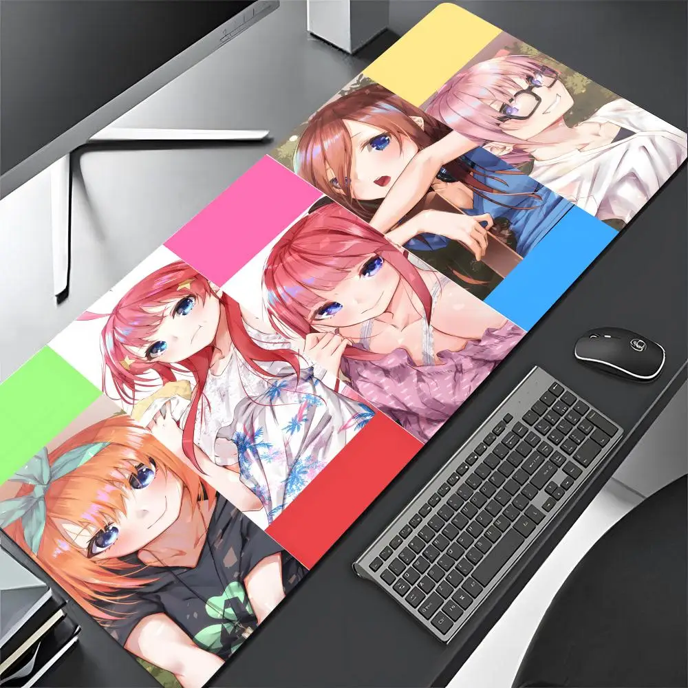 The Essence of the Quintuplets Mouse Pad Gamer Mousepad Baby Bear Mouse Pad Large Mouse Mat Natural Rubber Desk Rug PC Desk Mats