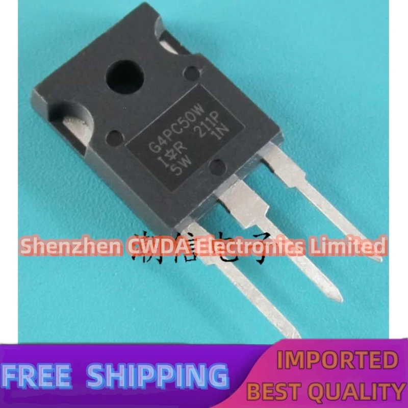 10PCS-20PCS  G4PC50W IRG4PC50W  27A 600V   TO-247 In Stock Can Be Purchased