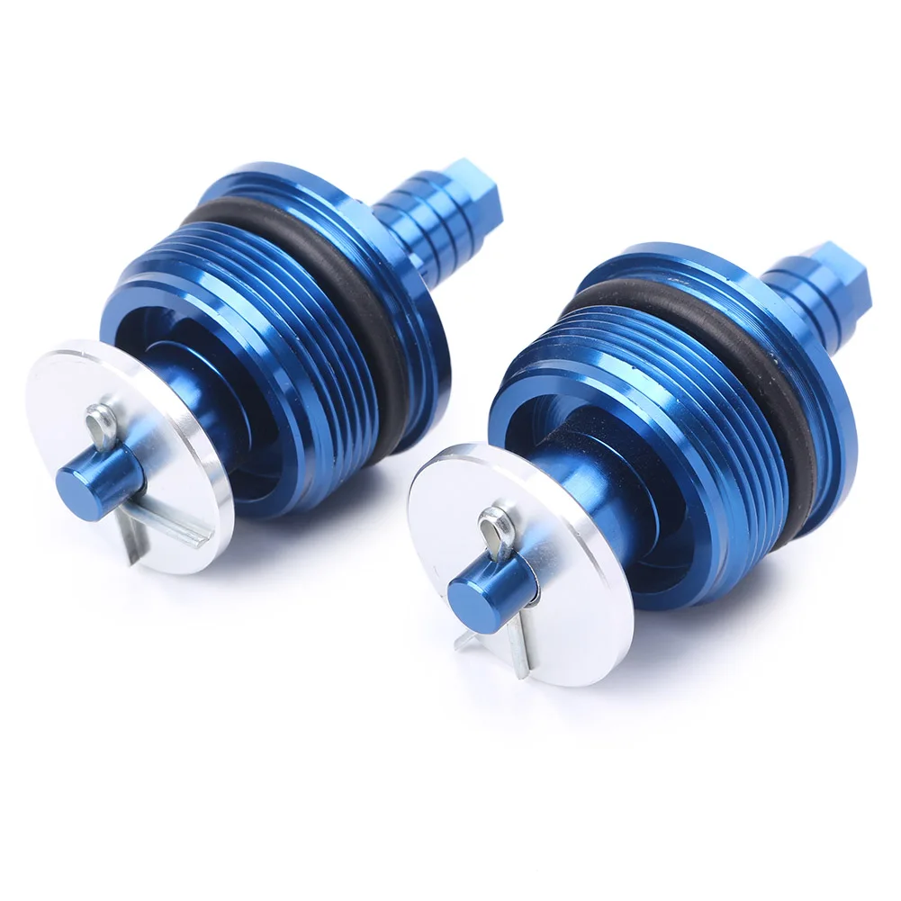 FXCNC Tornillos Reguladores De Precarga 33mm Para Horquilla - Aluminio 6061 CNC, Compatible Con XL185 CBR125 CBF125 CBF150