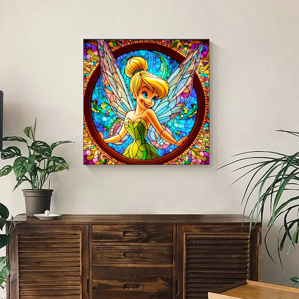 الماس اللوحة ديزني الأميرة الزجاج اللوحة سلسلة صور الماس الفسيفساء البطانة جدار ديكور حجم الصورة هواية الحرف اليدوية