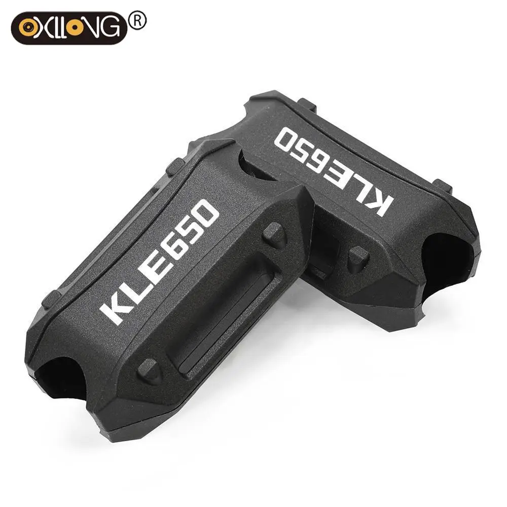 Motorcycle 25mm Crash Bar Bumper Engine Guard Protection Decorative Block For KAWASAKI KLE500 KLE650 KLE 500 KLE600 1991-2007