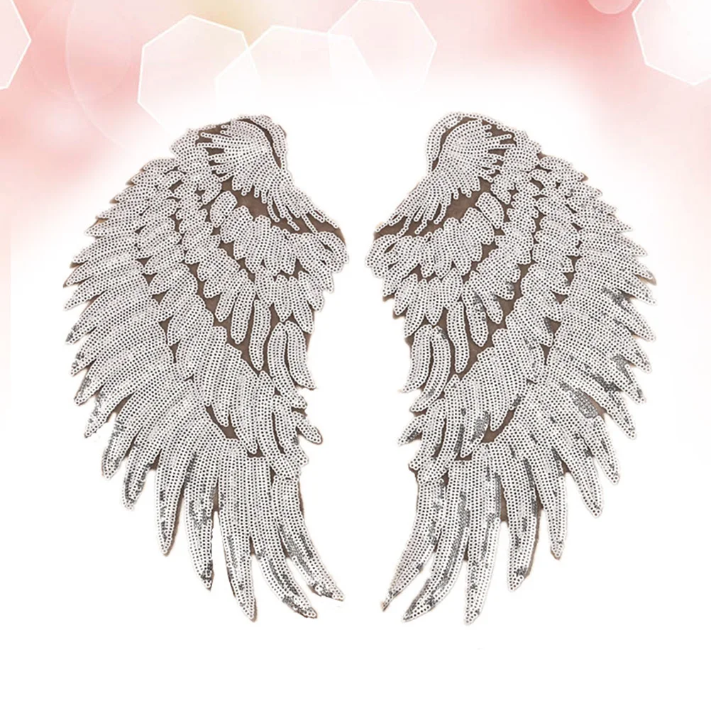 

Sequin Patch Embroidery Patches Sew on Silver Backed Sequins for Crafts Wing Fabric Clothes Applique