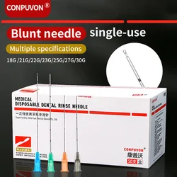 Blunt Needle Medical Disposable Stop Needle 21/22/18/27/23g/25G Graduated Round Head Dental Flushing Hyaluronic Acid Needle