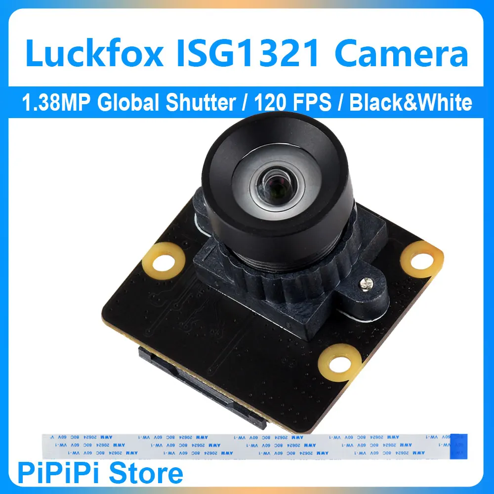 1.38MP Global Shutter Camera ISG1321 120FPS High frame rate Black White Camera For Luckfox Pico Zero