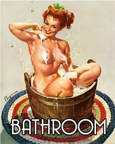 Pin Up Girls, cartel/placa metálica de estilo retro vintage para bar, pub, bodega, taller, cueva de hombre, de aluminio