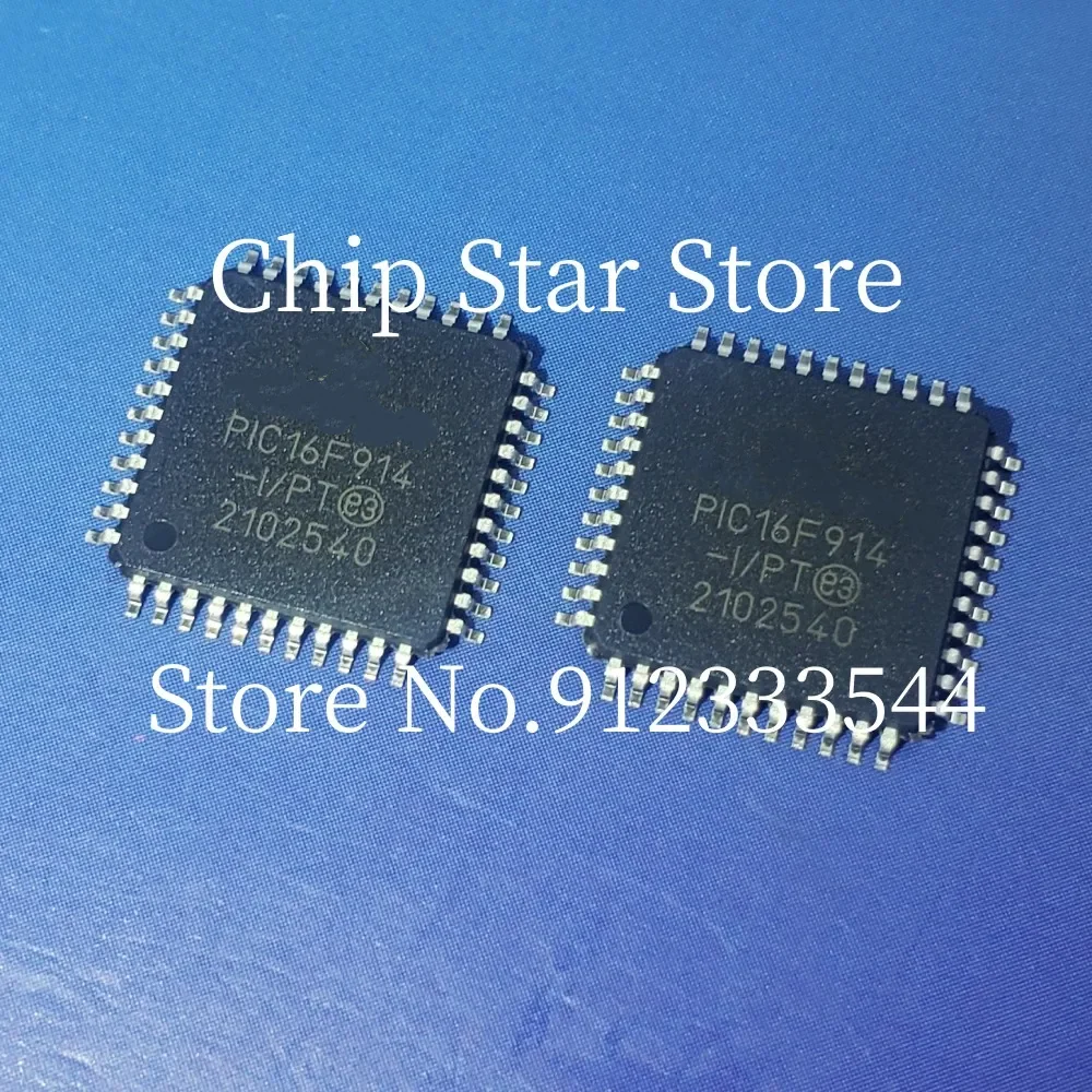 5-50pcs  PIC16F914-I/PT PIC16F914 TQFP44  8 Bit Microcontrollers MCU 100%New And Original