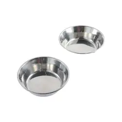 Pet Supplies Large Capacity Dog Bowl Non-rust Stainless Steel Cat Water Feeder Bowls Silver Pet Food Container Kitten