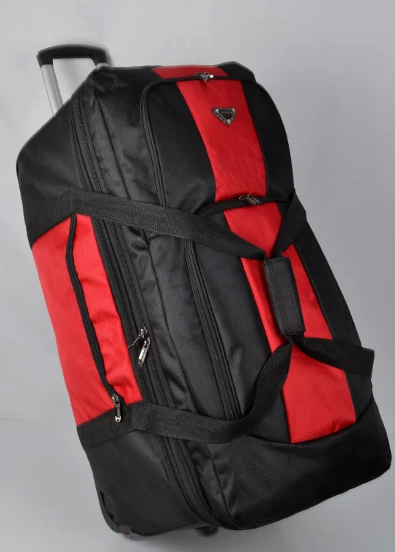 Rolling Bagagem Bag with Wheels, Travel Trolley Bag, Saco de rodas, Grande capacidade, 40 polegadas, 32 polegadas