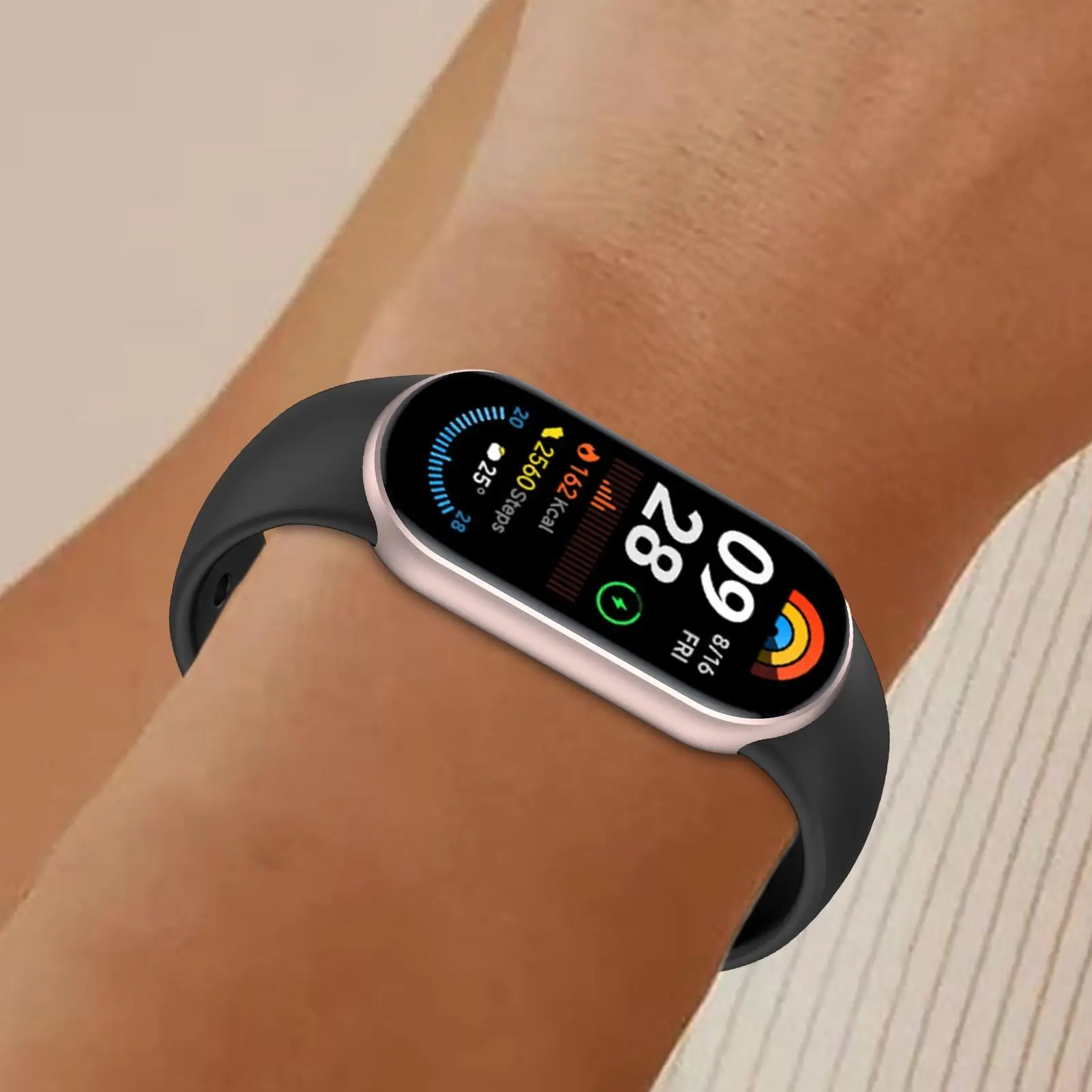 미밴드 10 9 8 NFC 시계 손목밴드 스마트워치 방수 퀵 릴리즈 시계줄 여행 피트니스 운동용