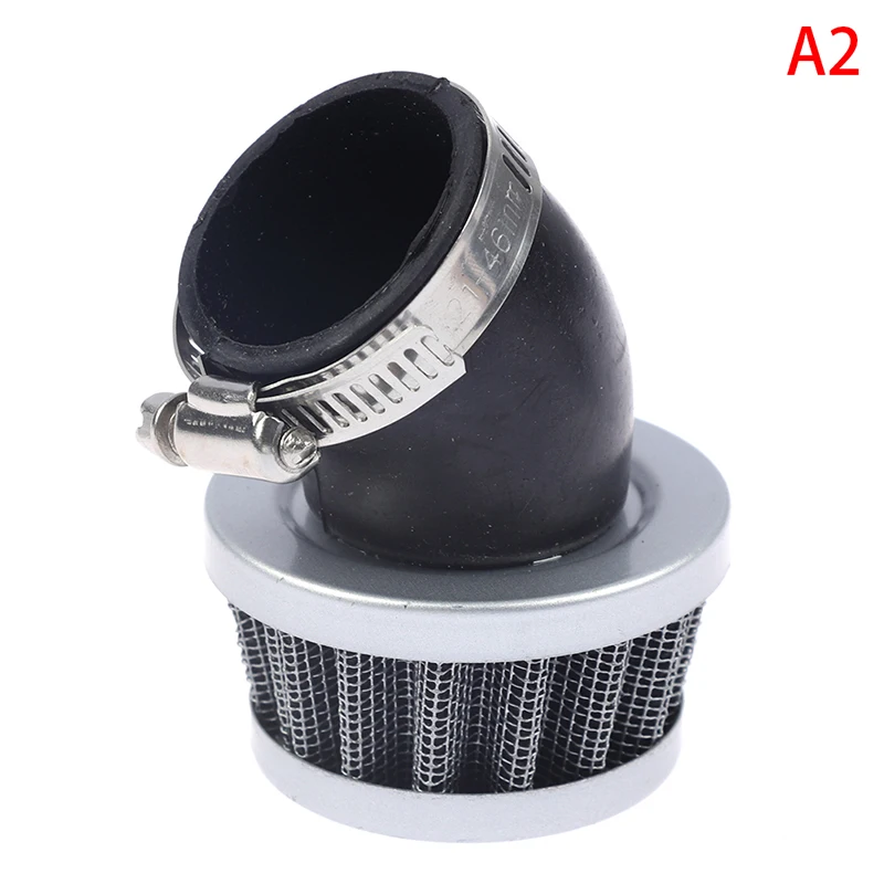 Motorcycle Air Filters 35mm Dirt Pit Bike Straight Curved Right Mini Air Filter