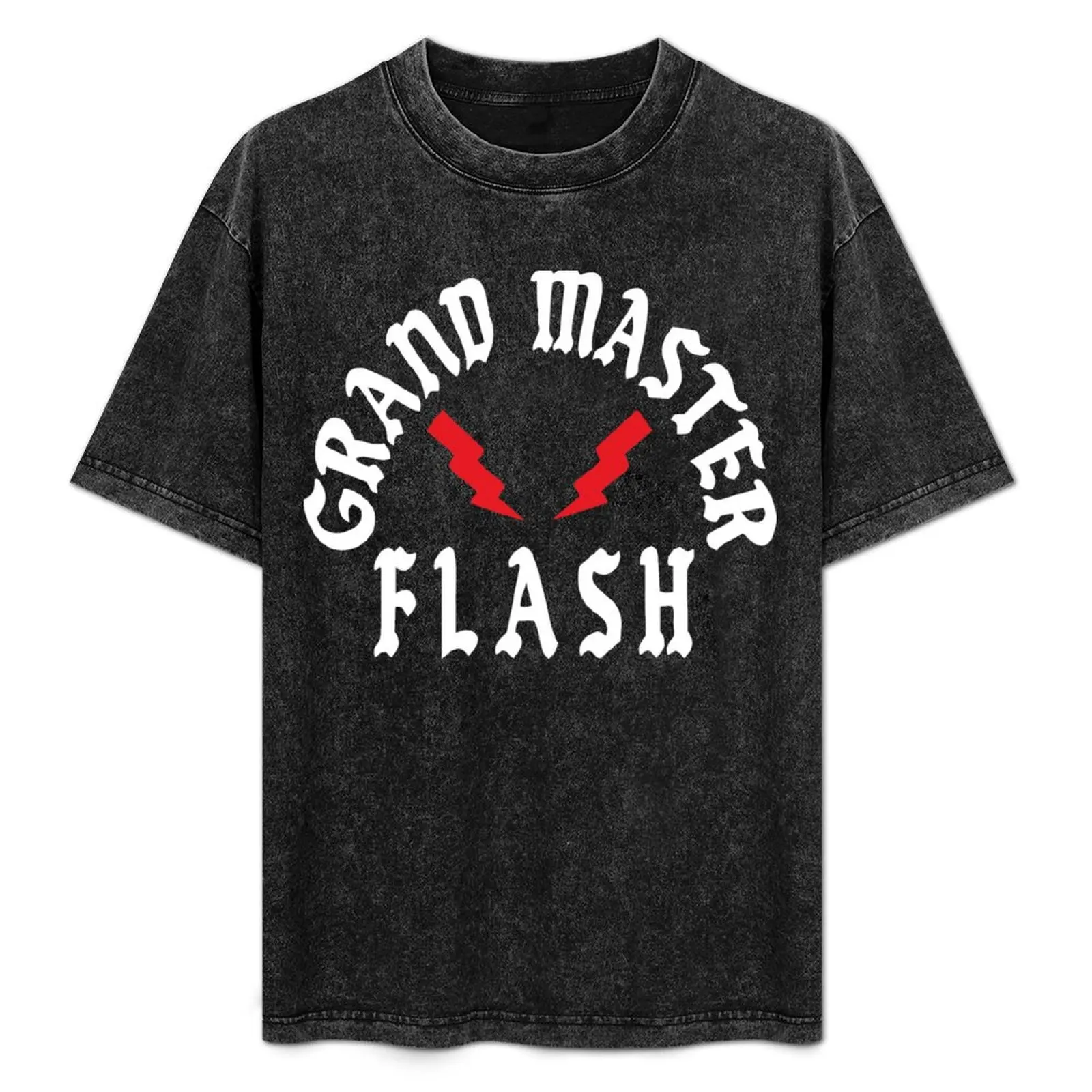 

Grand Master Flash Print T-Shirt Festive Simple T-Shirt