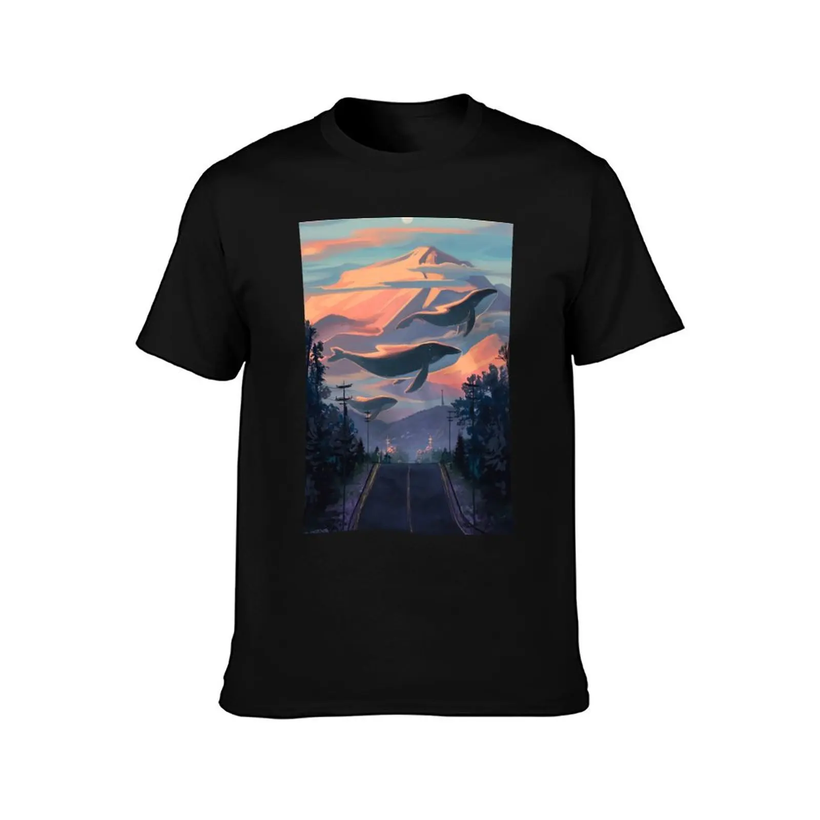 Sky Migration T-Shirt Breathable Gym Short Sleeve T-Shirt