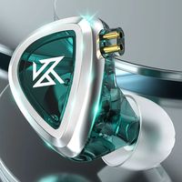 KZ EDA Dynamic Driver HiFi In Ear Earphones Bass/Mids/High-frequency Three Tuning Wire Headphones With Upgrade Cable IEM Headset