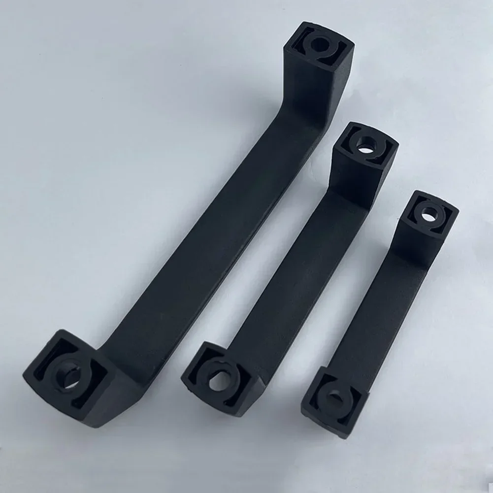 2PCS Cabinet Pulls Handles Furniture Handles Drawer Knob Black Plastic Industrial Cabinet Handles Wardrobe Knobs Hardware