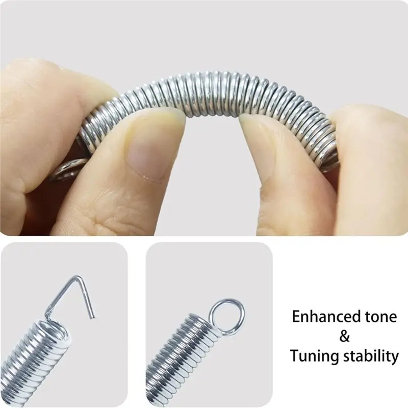 T22C For ST For Style Locking Tremolo System 2 Pack Electric Guitar Tremolo Spring Claw Kit, Replacement Tremolo Bridge Spring