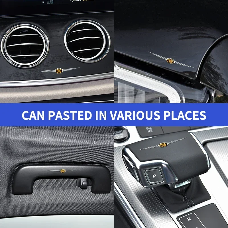 شعار سيارة معدني شعار مائي في أي مكان ملصقات اكسسوارات الديكور لكرايسلر 300c PT كروزر جراند فوياجر باسيفيكا