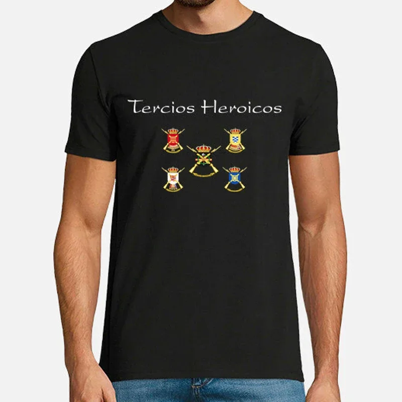 

Tercios Spanish Legion Emblem T-Shirt 100% Cotton O-Neck Summer Short Sleeve Casual Mens T-shirt Size S-3XL