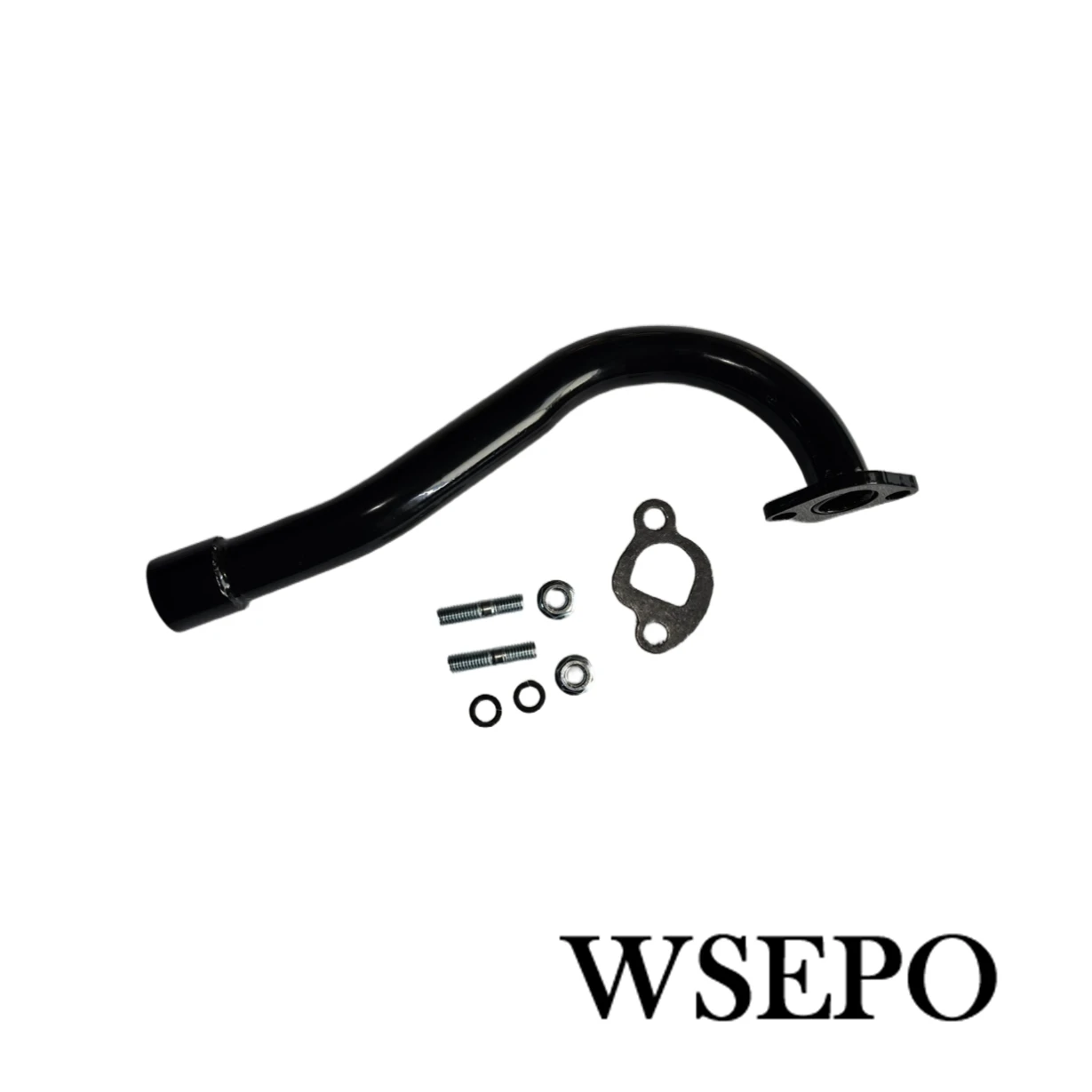 Header Pipe Performance Exhaust Piper For Shredder 18CC Head Shape Small Block Minibike Race Engine