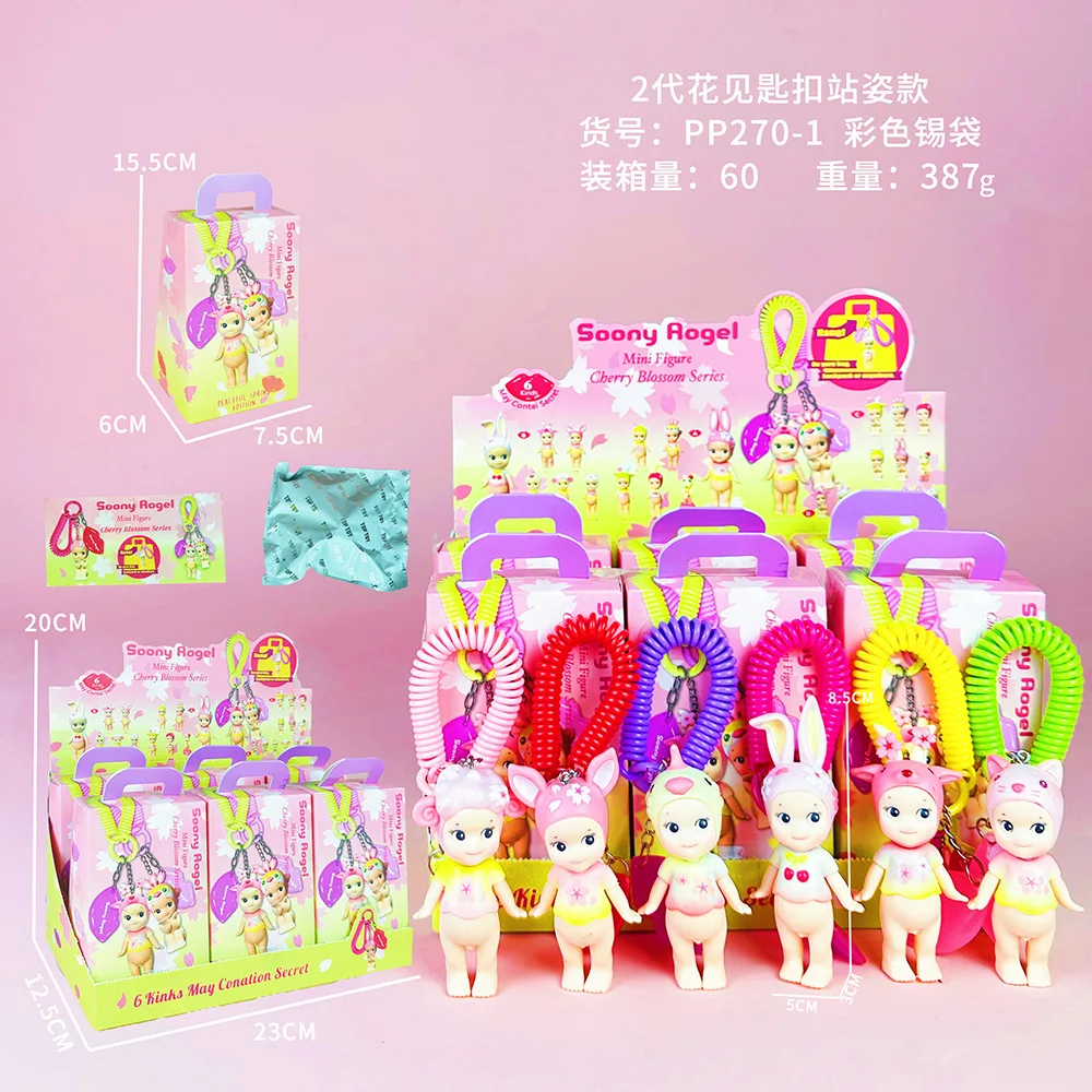 Neue Sonny Angel Cherry Blossom Series Blind Box Toy Hanami Edition Sammlerstück Minifigur Desktop Dekor Kindergeburtstagsgeschenk