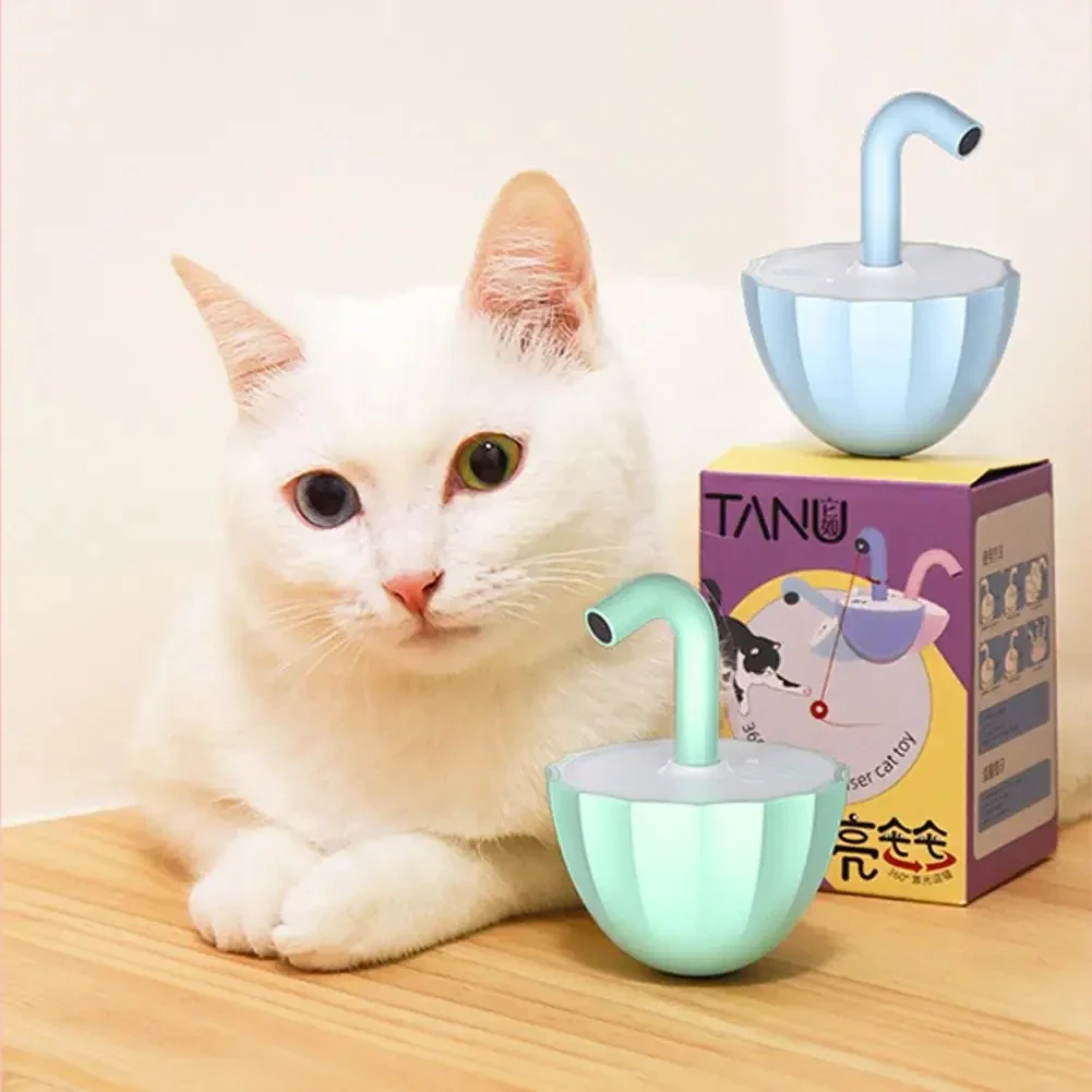 Cat Laser Toy 360 Degree Irregular Rotation Pet Automatic Laser Cat Toys for Indoor Cats Kitten Tumbler Interaction Toys