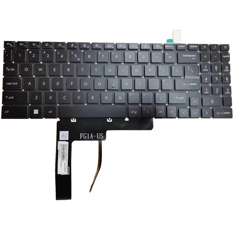 New US RUSSIAN Backlit For MSI GF66 11SC 11UC 12UD GL66 11UCK 12UEK MS-1581 MS-1582 Laptop Keyboard English Light