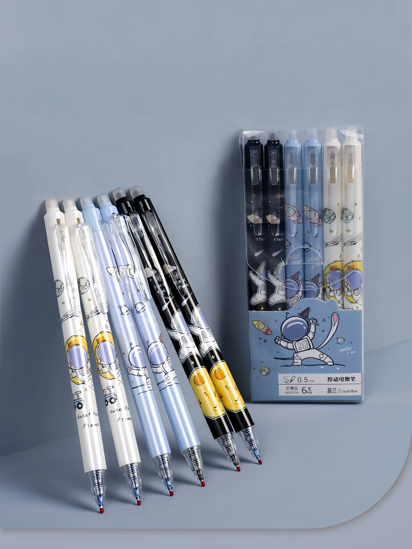 

6 Erasable Gel Pens 0.5mm Erasable Rollerball Pens Erasable Gel Pens Eraser Pens School Supplies Office Supplies