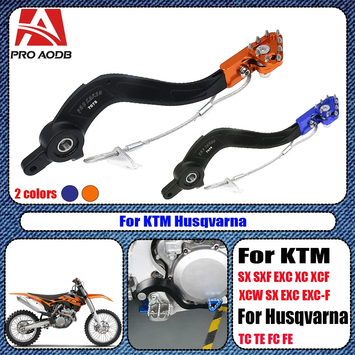 Для KTM Husqvarna 125 250 300 350 450 500 Педаль тормоза с ЧПУ для мотокросса Рычаг ножного тормоза Тормоз SX SXF EXC EXC-F XC XCF XCW XCF-W Для KTM Husqvarna 125 250 300 350 450 500 Педаль тормоза с ЧПУ для мотокросса Рычаг ножного тормоза Тормоз SX SXF EXC EXC-F XC XCF XCW XCF-W