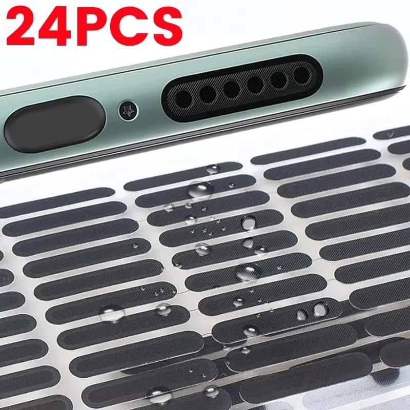 24/1Pcs Universal Phone Speaker Earpiece Net Anti Dust Proof Mesh for Samsung S25 iPhone 16 15 14 Xiaomi Phones Port Protector