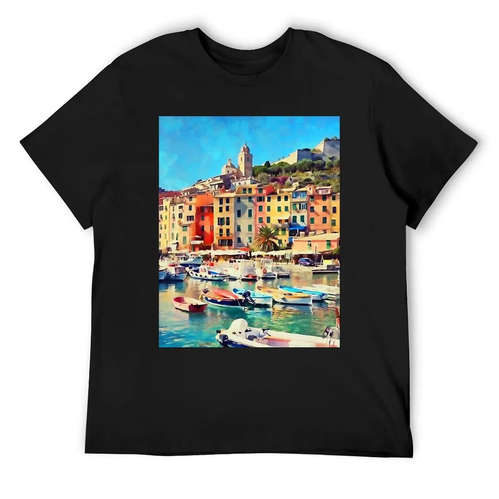 Italy, Cinque Terre T-Shirt animal prinfor boys baggy shirts oversized graphic tee Louboutins shirts men