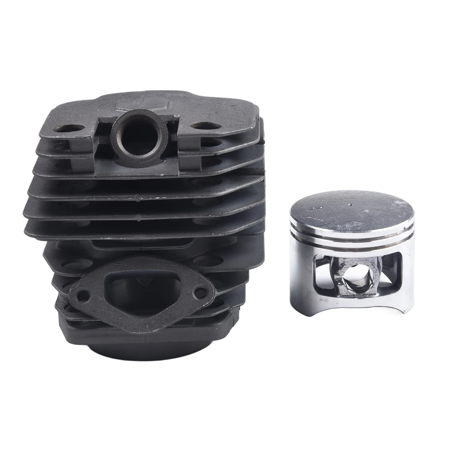 Chainsaw Cylinder For Piston Kit 44/45mm for 52cc 58cc Gas Chainsaws with Throat Gasket Muffler Gasket and Cylinder Gasket