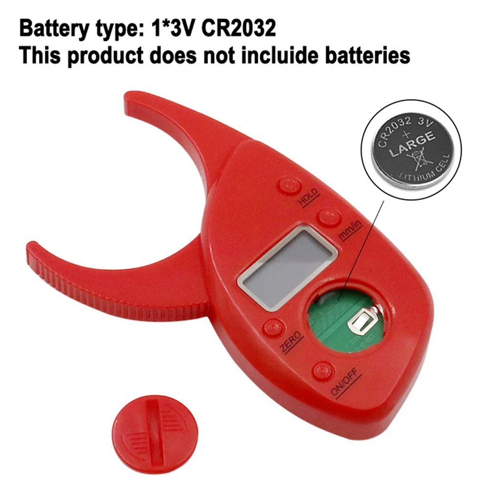

Red Body Caliper Clip Clip Fat Measuring Tool Lcd Display Fitness Fat Analyzer Portable Muscle Measurement Device