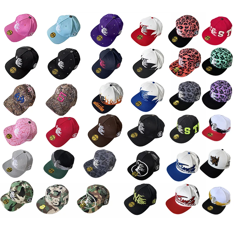 Casual Baseball Cap Unisex Cotton Wide Brim Hat Rhinestone Embroidered Logo for Men And Women Streetwear Summer Fashion